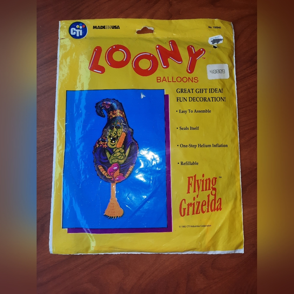 CTI Vintage Loony Balloons Flying Grizelda